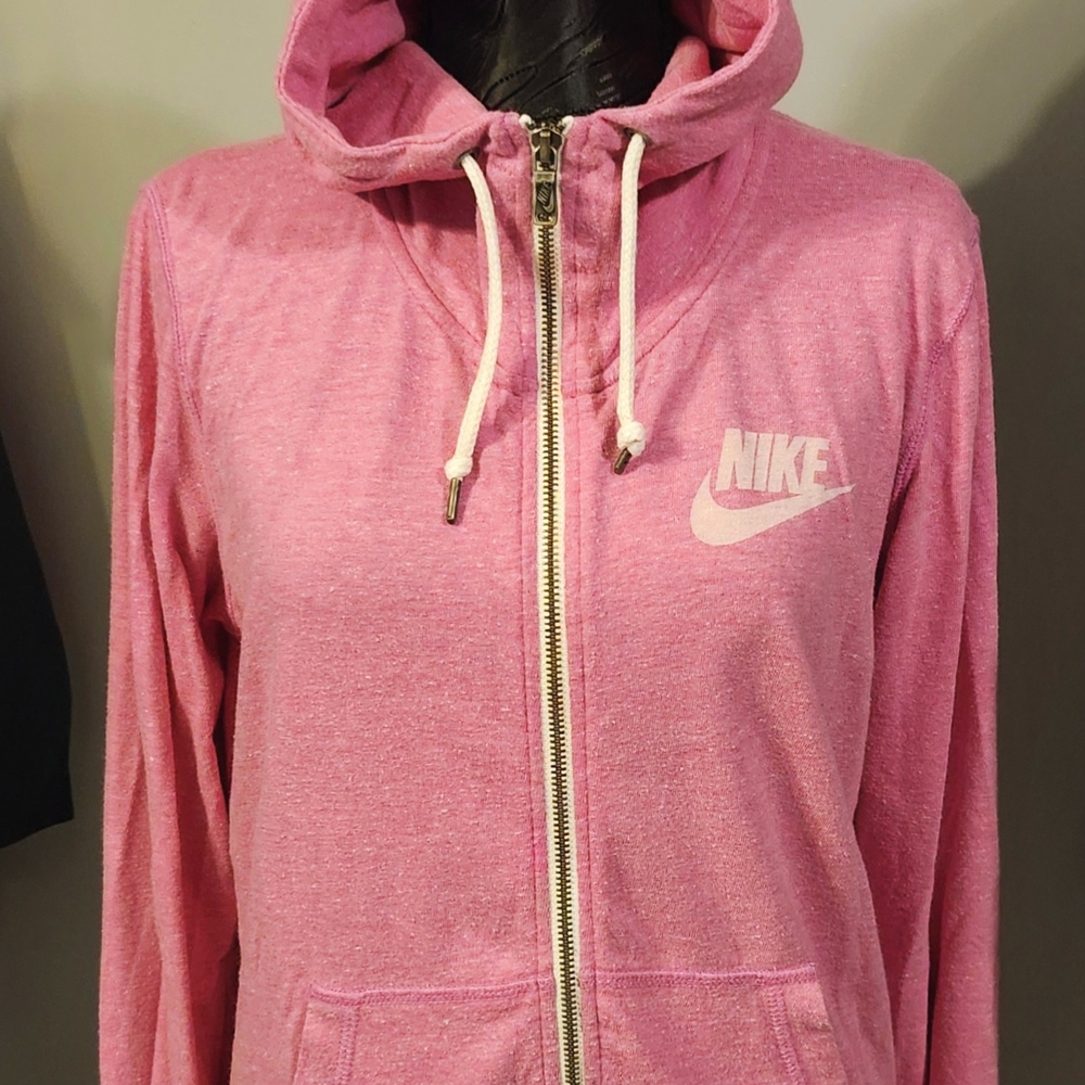 Nike Women's Vibrant Pink Zip-Up Hoodie